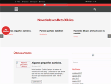 Tablet Screenshot of 30kilos.com
